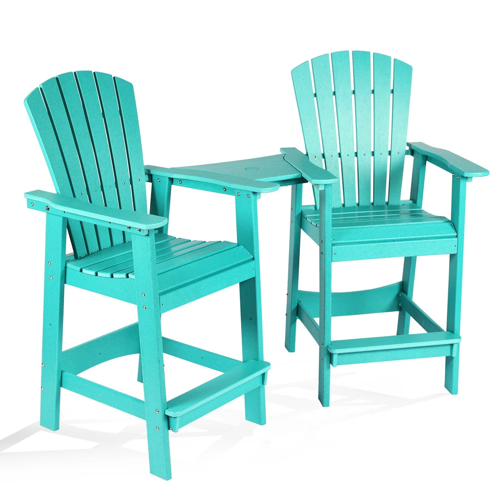 Tall_Adirondack_Chairs_Set_of_2_HDPE_Patio_Bar_Stool_with_Connecting_Tray_Aoodor_Cyan-1