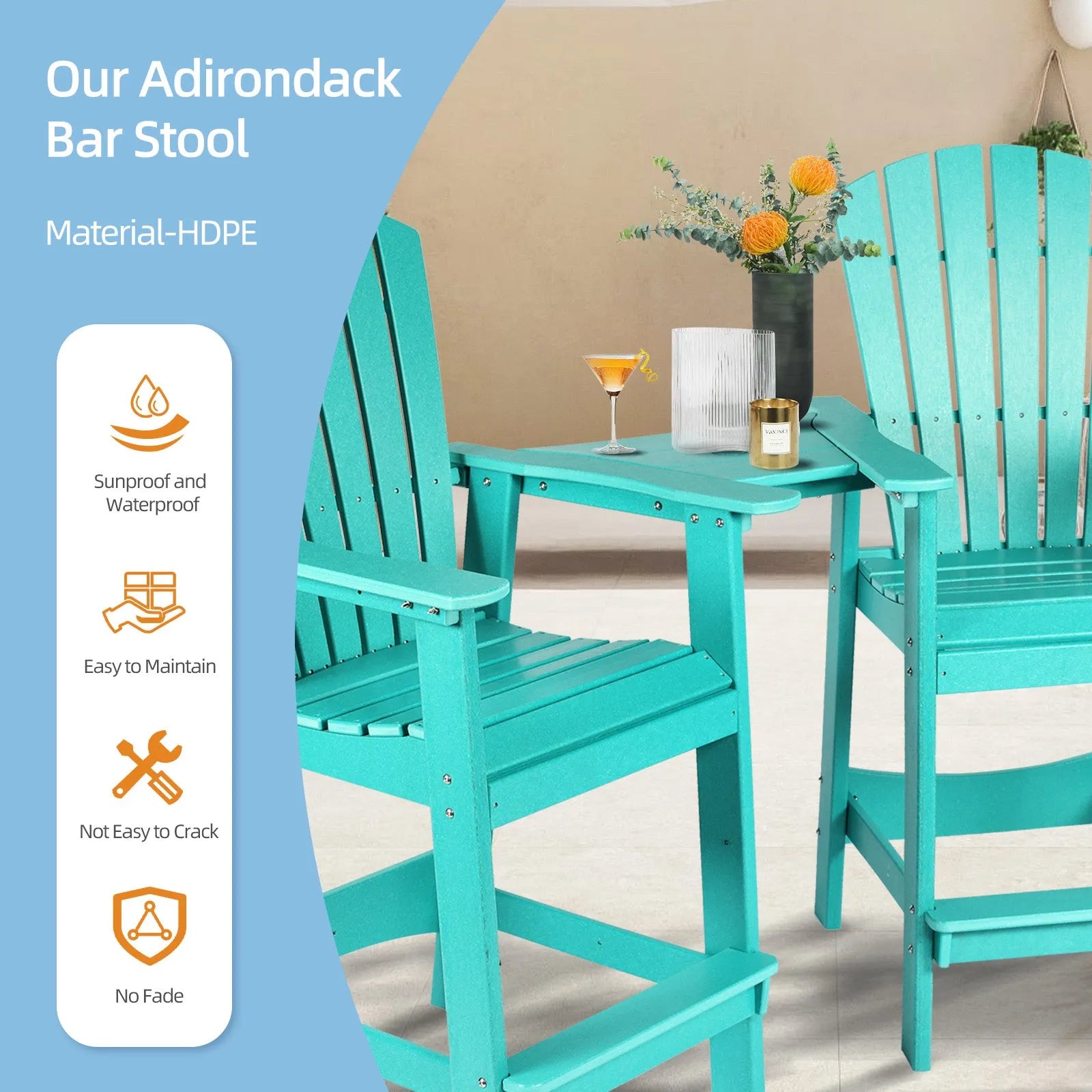 Tall_Adirondack_Chairs_Set_of_2_HDPE_Patio_Bar_Stool_with_Connecting_Tray_Aoodor_Cyan-5-1